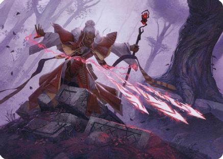 Magic Missile Art Card (ASAFR-048) - Art Series: Adventures in the Forgotten Realms