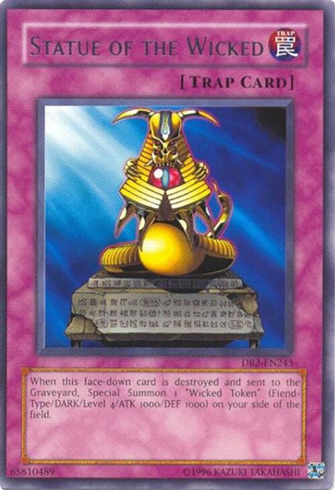 Statue of the Wicked (DB2-EN243) - Rare