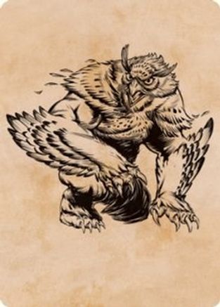 Owlbear (Showcase) Art Card (ASAFR-076) - Art Series: Adventures in the Forgotten Realms
