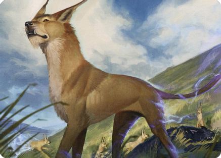 Blink Dog Art Card (ASAFR-020) - Art Series: Adventures in the Forgotten Realms