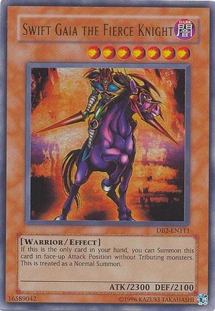 Swift Gaia the Fierce Knight (DB2-EN111) - Ultra Rare