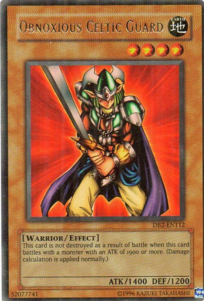 Obnoxious Celtic Guard (DB2-EN112) - Ultra Rare