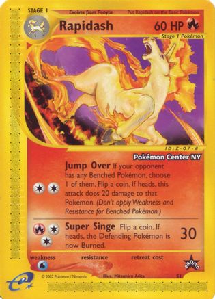 Rapidash [Pokemon Center NY] 051  - Promo