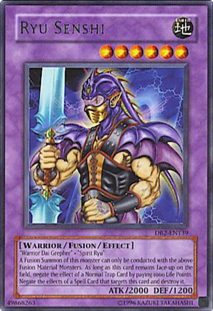 Ryu Senshi [DB2-EN139] Rare 