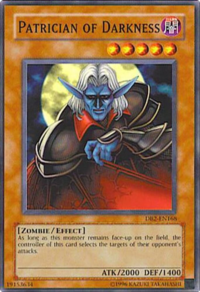Patrician of Darkness (DB2-EN168) - Common