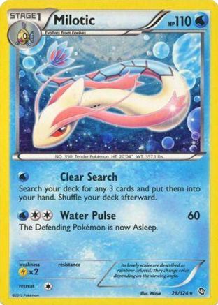 Milotic - 28/124 (Cosmos Holo)/124  - Holofoil - Promo
