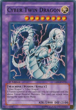 Cyber ​​Dragon Jumeau [CRV-EN035] Super Rare 