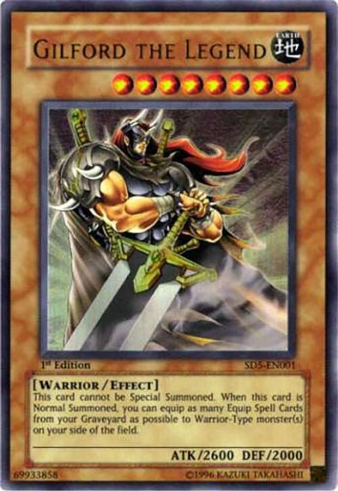 Gilford the Legend (SD5-EN001) - Ultra Rare