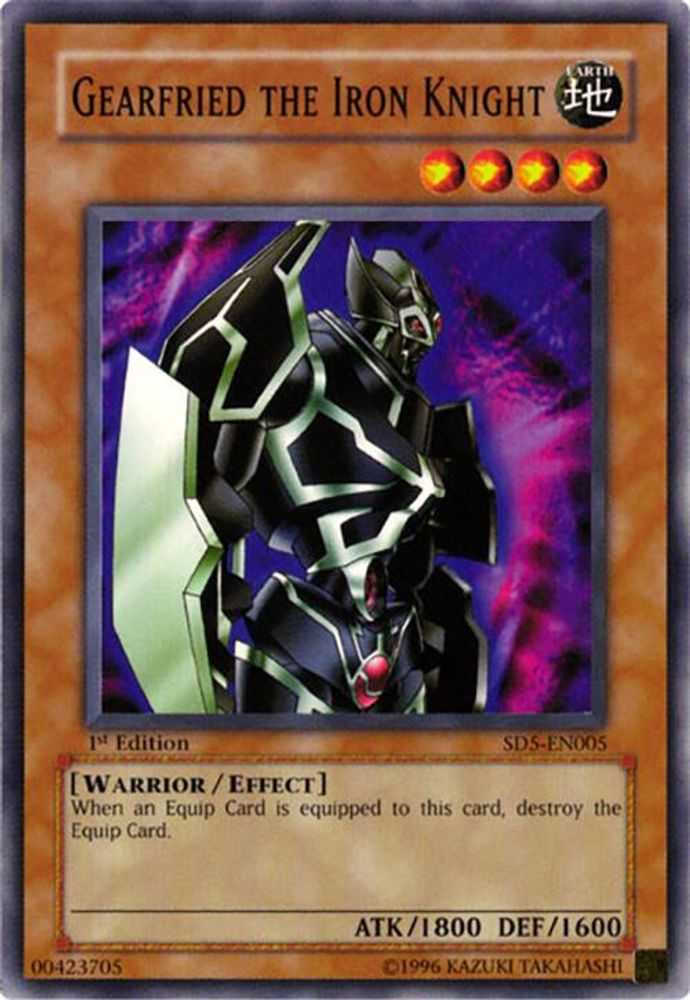 Gearfried the Iron Knight (SD5-EN005) - Common