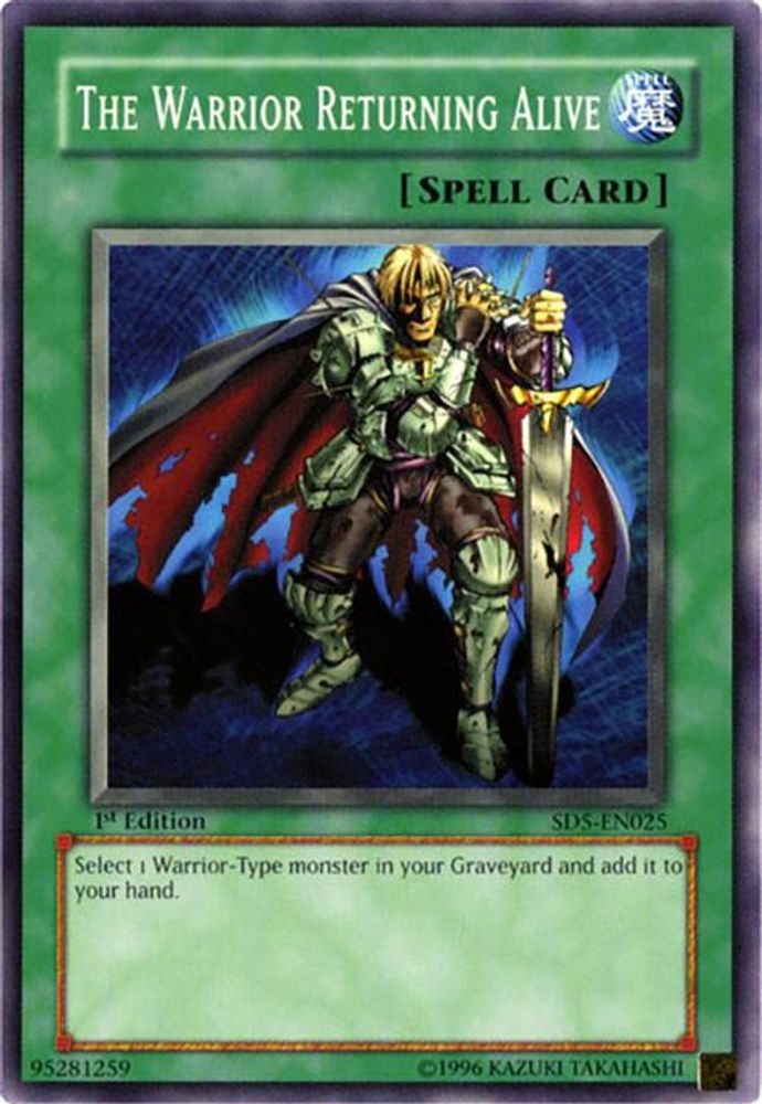 The Warrior Returning Alive (SD5-EN025) - Common