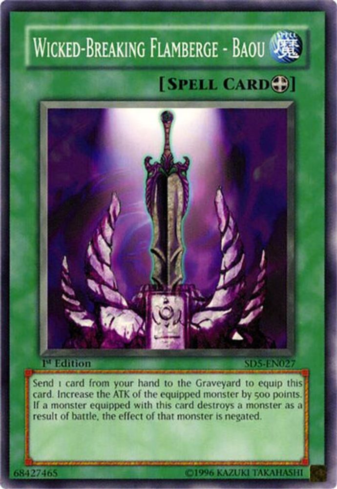 Wicked-Breaking Flamberge - Baou (SD5-EN027) - Common