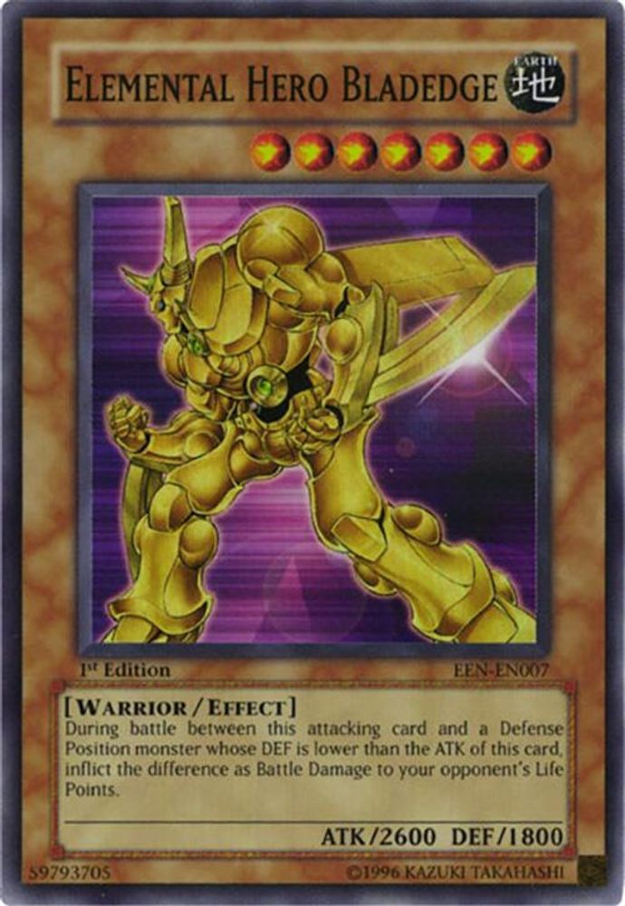 Elemental Hero Bladedge (EEN-EN007) - Super Rare