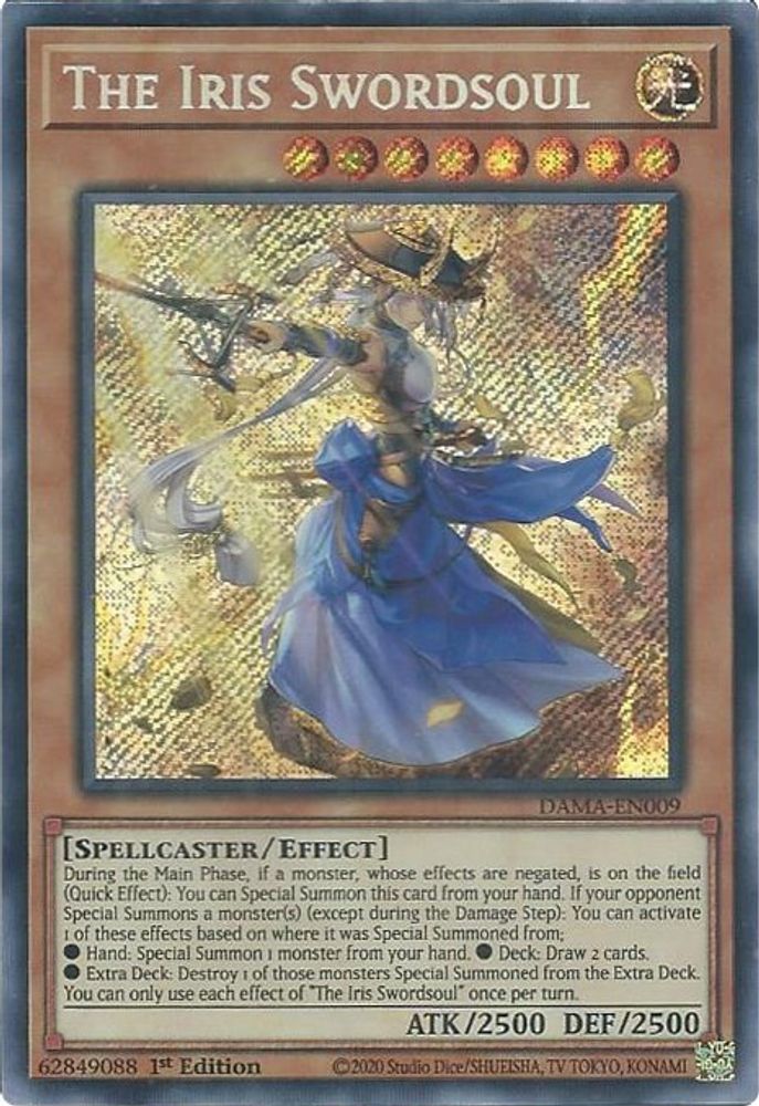 The Iris Swordsoul (DAMA-EN009) - Secret Rare