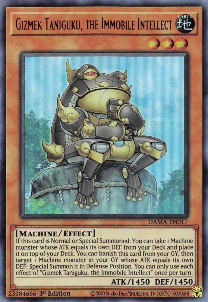 Gizmek Taniguku, l'intellect immobile [DAMA-EN017] Ultra Rare 