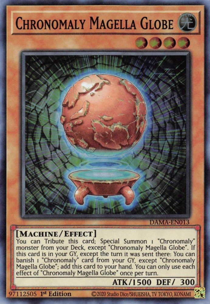 Chronomaly Magella Globe (DAMA-EN013) - Super Rare
