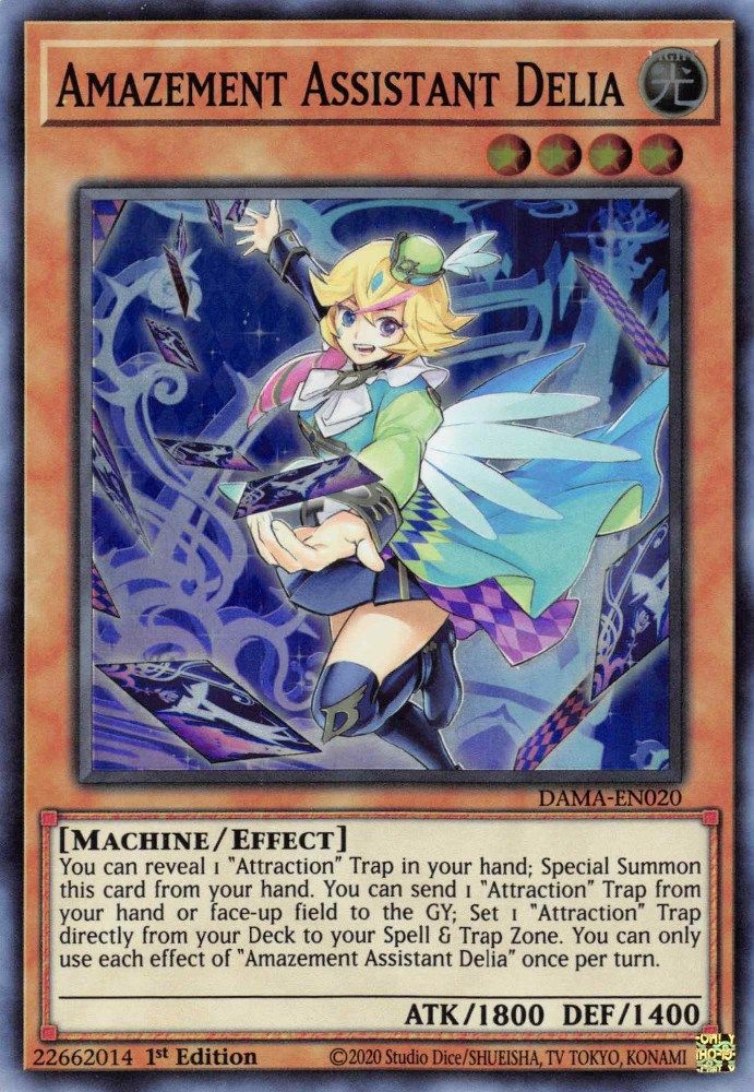 Amazement Assistant Delia (DAMA-EN020) - Super Rare