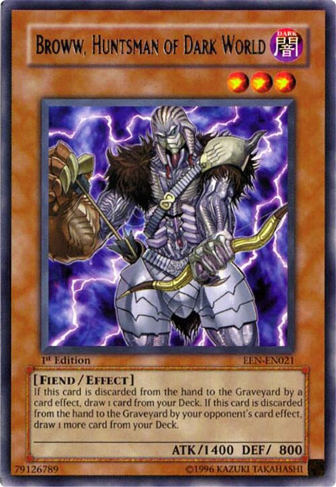 Broww, Huntsman of Dark World (EEN-EN021) - Rare