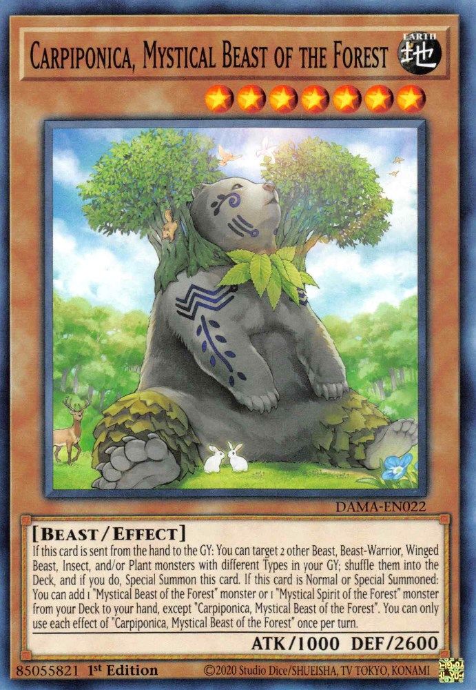 Carpiponica, Mystical Beast of the Forest (DAMA-EN022) - Common
