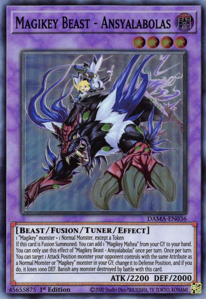 Magikey Beast - Ansyalabolas (DAMA-EN036) - Super Rare