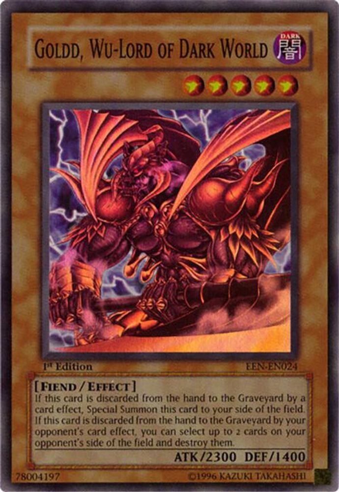Goldd, Wu-Lord of Dark World (EEN-EN024) - Super Rare