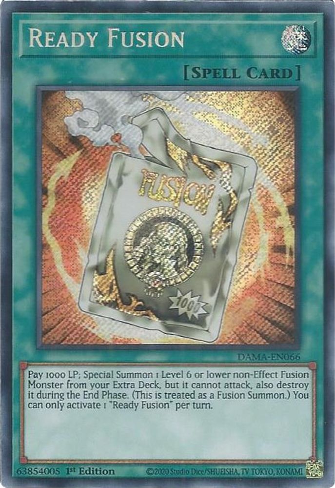 Ready Fusion (DAMA-EN066) - Secret Rare