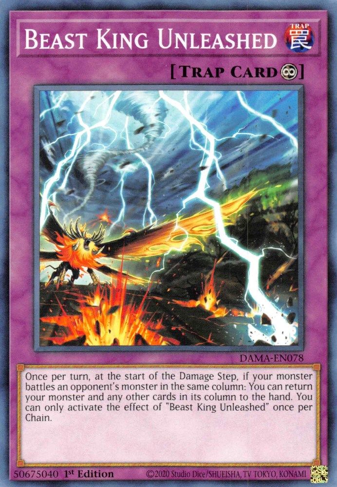 Beast King Unleashed (DAMA-EN078) - Common