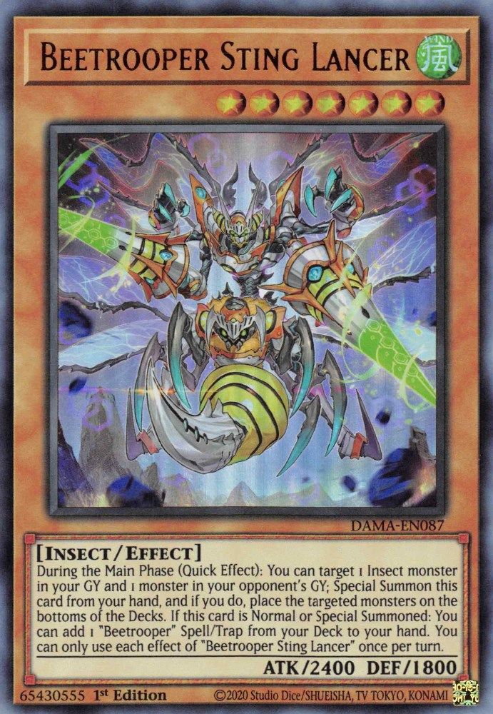 Beetrooper Sting Lancer [DAMA-EN087] Ultra Rare 