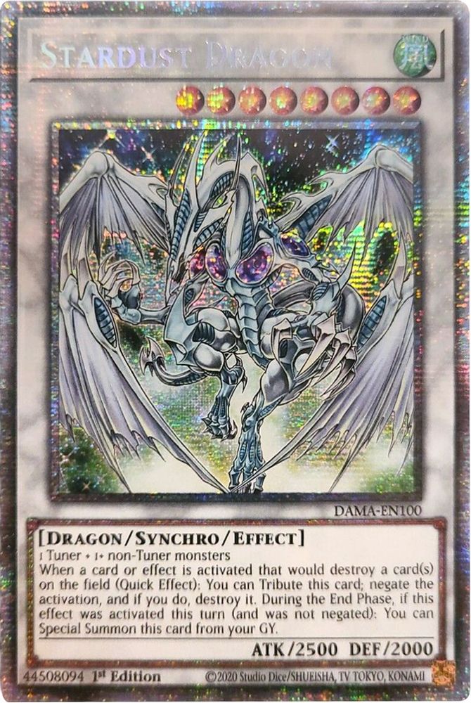 Stardust Dragon (Starlight Rare) (DAMA-EN100) - Starlight Rare