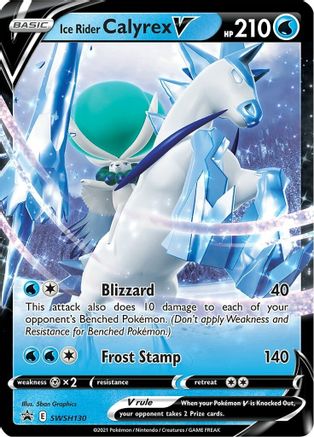 Ice Rider Calyrex V SWSH130  - Holofoil - Promo