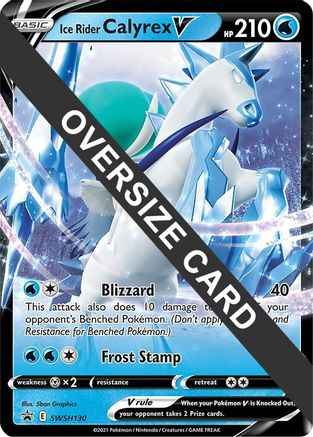Ice Rider Calyrex V - SWSH130  - Holofoil - Promo