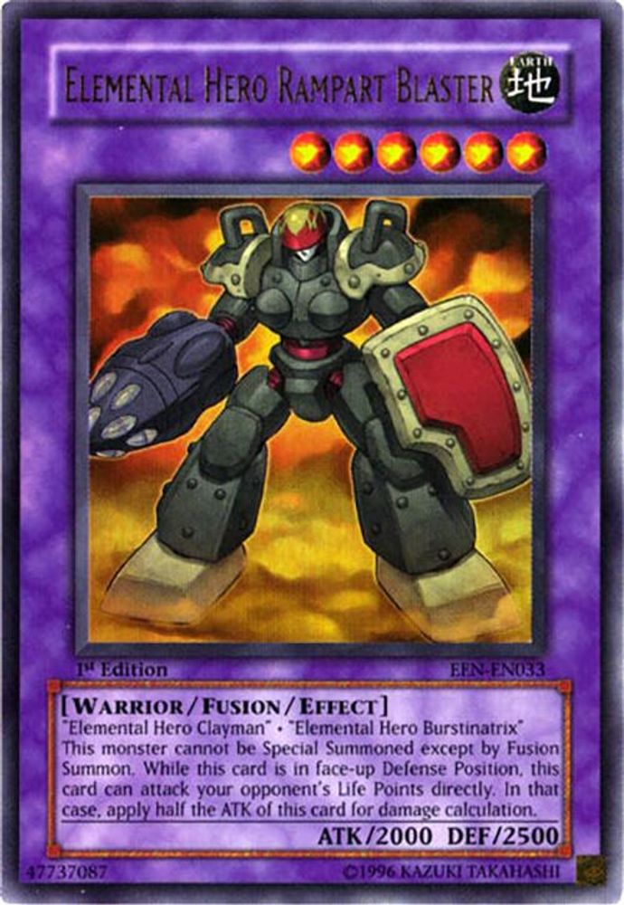 Elemental HERO Rampart Blaster (EEN-EN033) - Ultra Rare