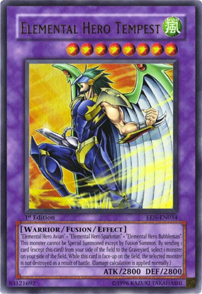 Elemental Hero Tempest (EEN-EN034) - Ultra Rare