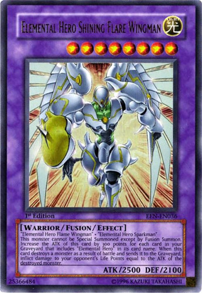 Elemental HERO Shining Flare Wingman (EEN-EN036) - Ultra Rare