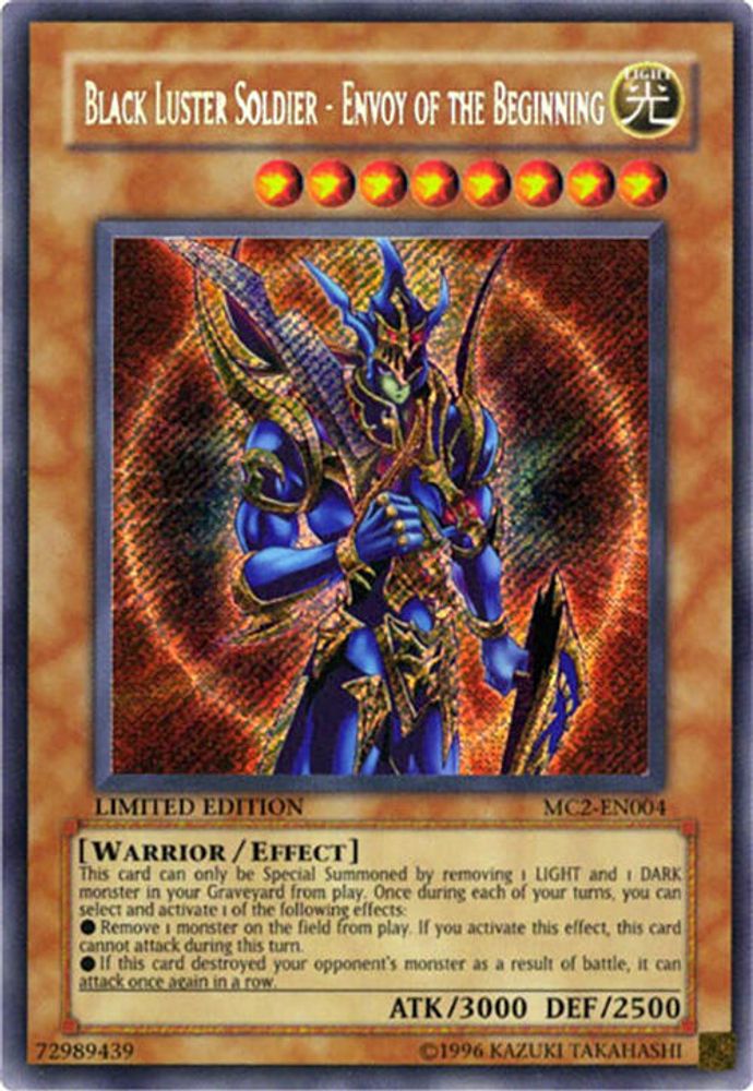 Black Luster Soldier - Envoy of the Beginning (MC2-EN004) - Secret Rare