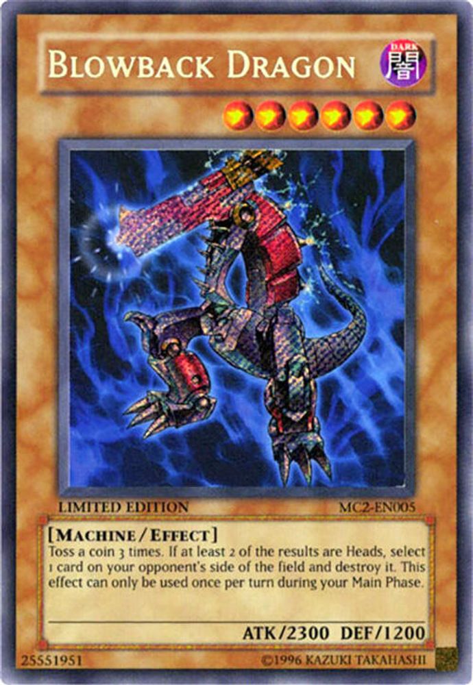 Blowback Dragon (MC2-EN005) - Secret Rare