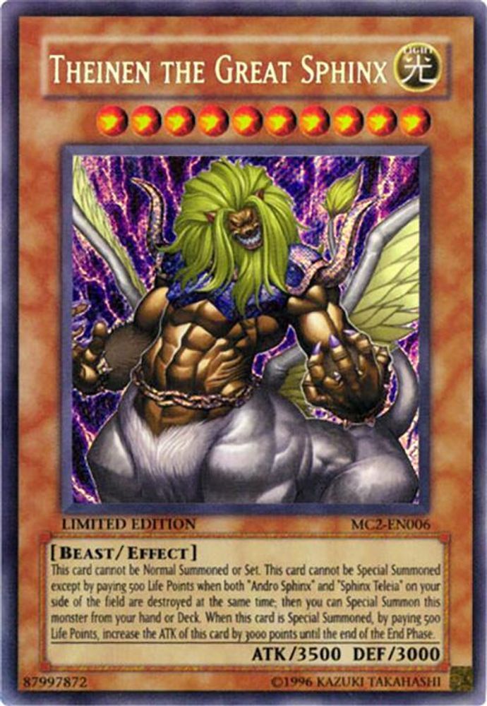 Theinen le Grand Sphinx [MC2-EN006] Secret Rare 