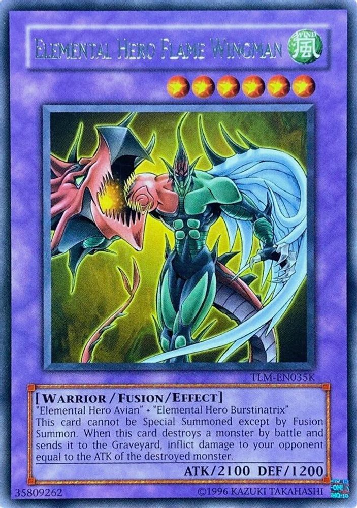Elemental HERO Flame Wingman (TLM-EN035K) (TLM-EN035K) - Rare
