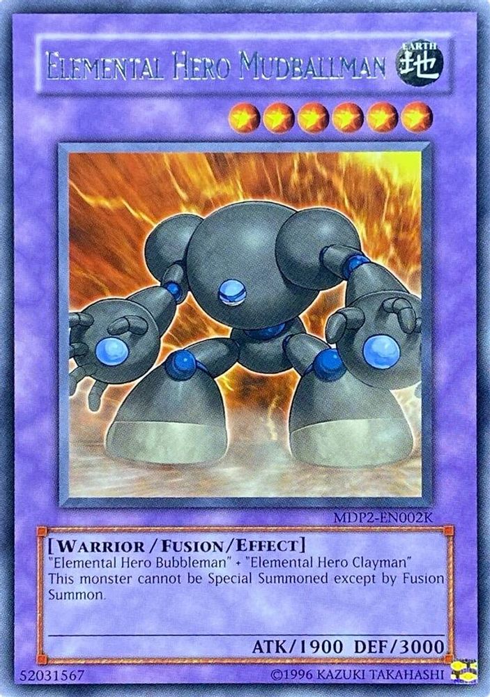 Elemental Hero Mudballman (MDP2-EN002K) - Rare