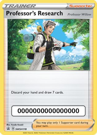 Professor's Research (with Pokemon Go Code) SWSH178  - Promo