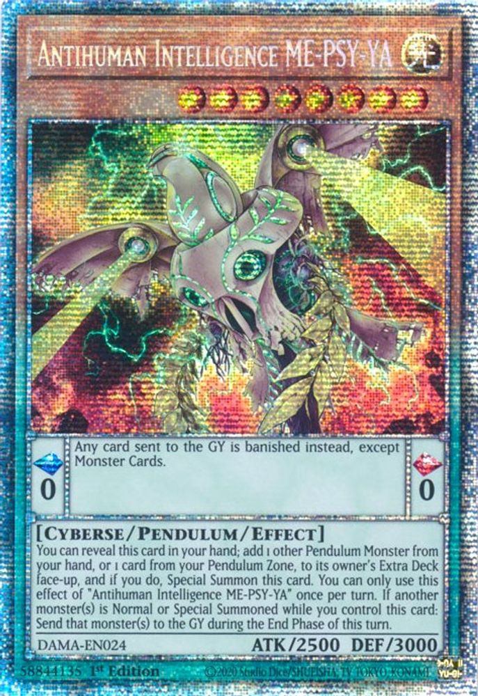 Antihuman Intelligence ME-PSY-YA (Starlight Rare) (DAMA-EN024) - Starlight Rare