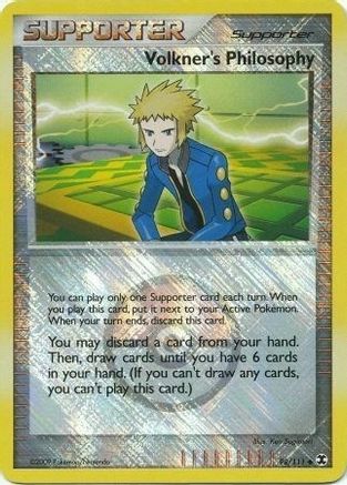 Volkner's Philosophy - 98/111 (Player Reward)/111  - Reverse Holofoil - Promo