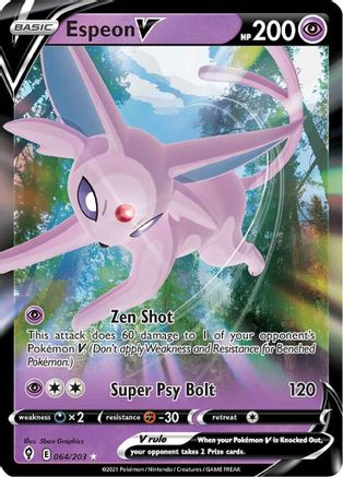 Espeon V 064  - Holofoil - Ultra Rare