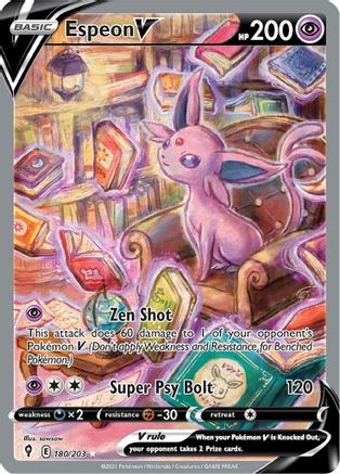 Espeon V (Alternate Full Art) 180  - Holofoil - Ultra Rare