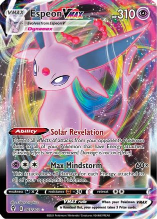 Espeon VMAX 065  - Holofoil - Ultra Rare