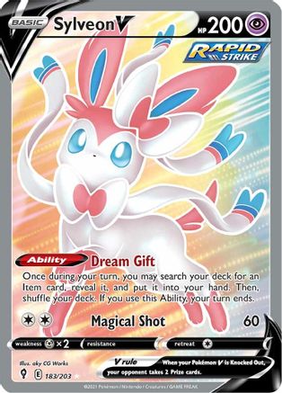 Sylveon V (Full Art) 183  - Holofoil - Ultra Rare