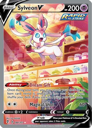 Sylveon V (Alternate Full Art) 184  - Holofoil - Ultra Rare