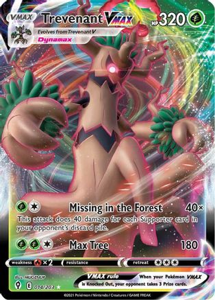 Trevenant VMAX 014  - Holofoil - Ultra Rare