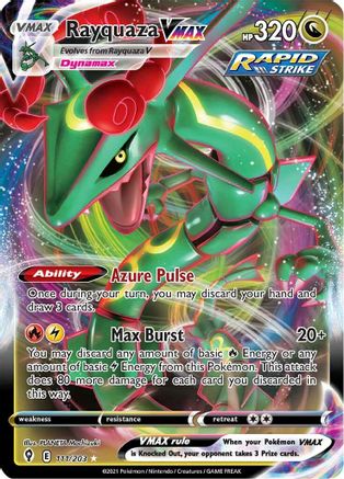 Rayquaza VMAX 111/203 - SWSH07 Evolving Skies Holofoil