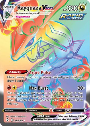 Rayquaza VMAX (Secret) 217  - Holofoil - Secret Rare