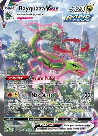 Rayquaza VMAX (Alternate Art Secret) 218  - Holofoil - Secret Rare